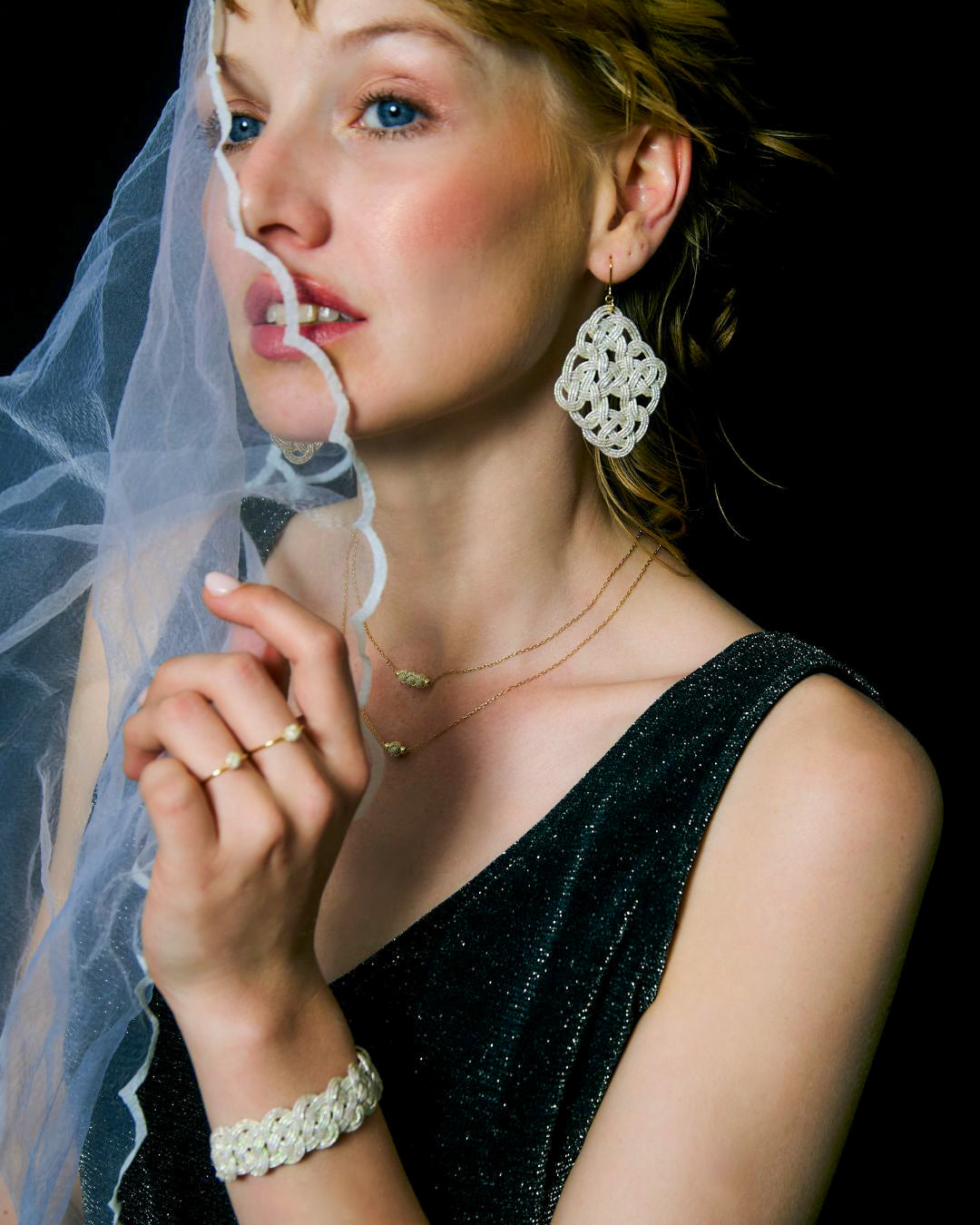 菱 Hishi Earrings 永遠 -TOWA- series