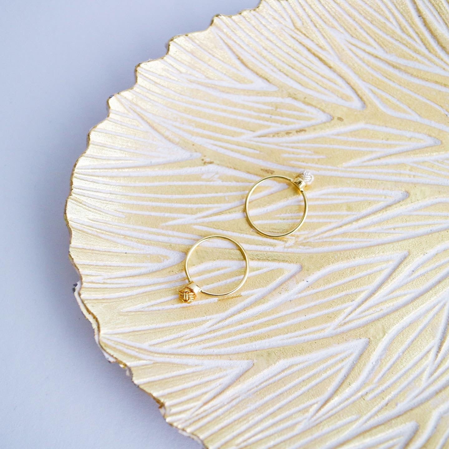 Awaji single pearl ring