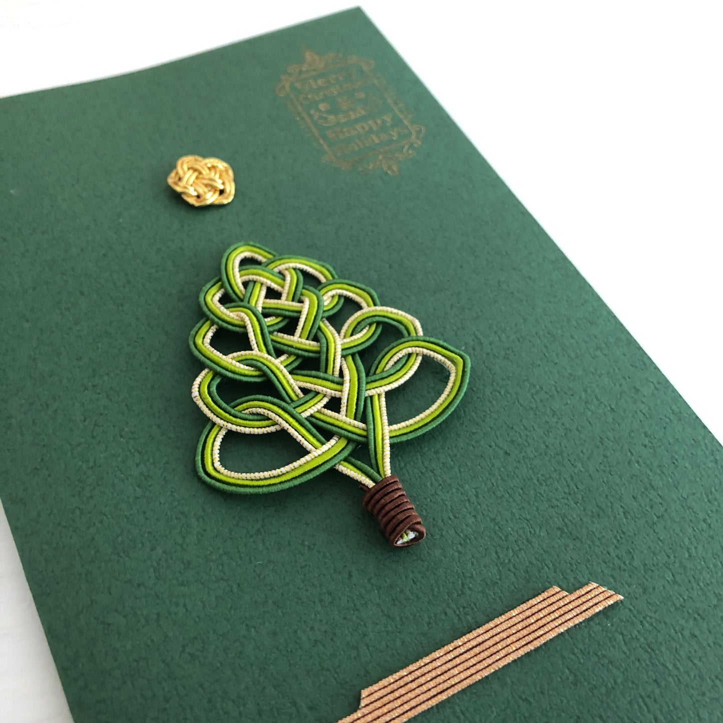 Mizuhiki Christmas Card -May you have a joyful and festive Christmas-