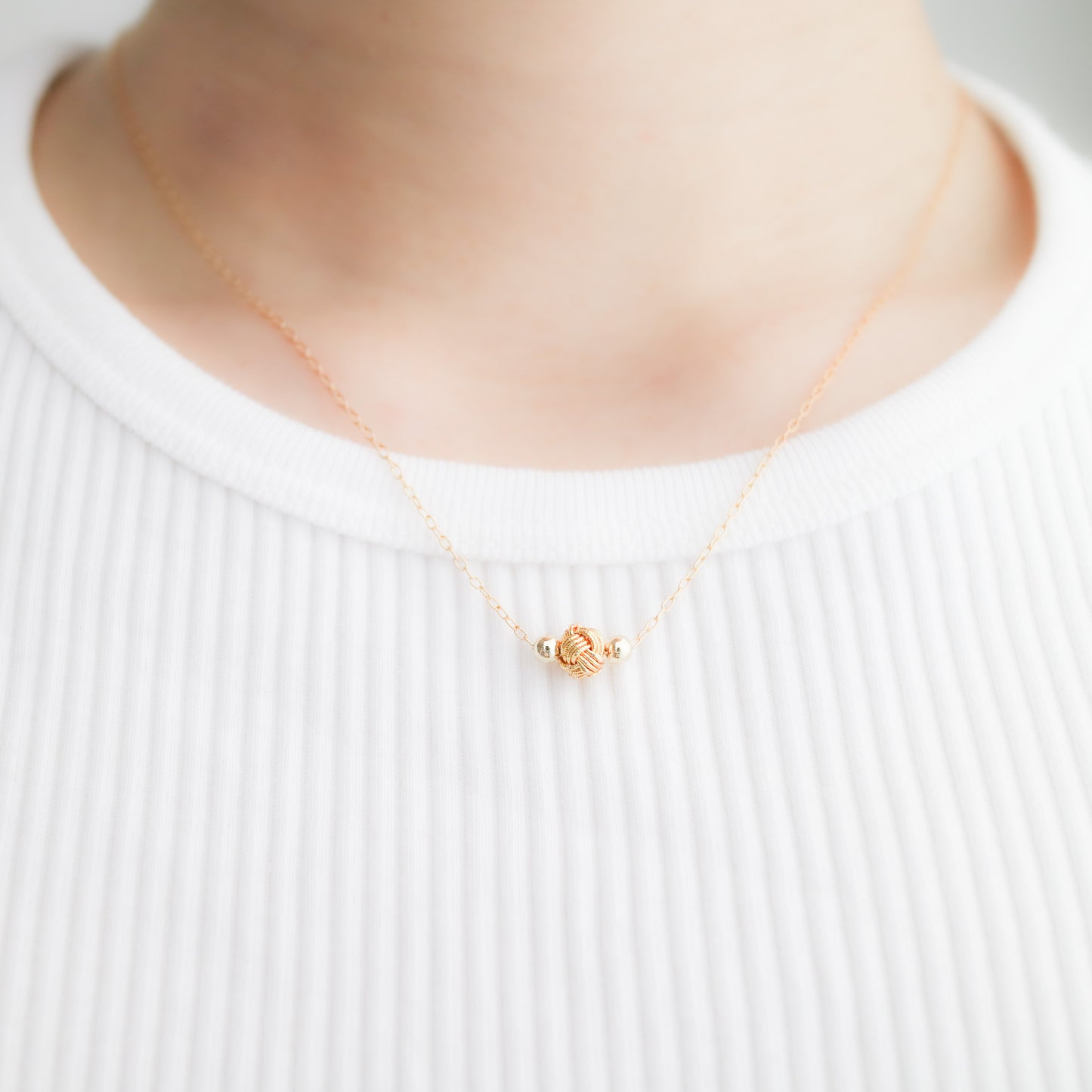 Awaji single pearl/triple pearls chain necklace