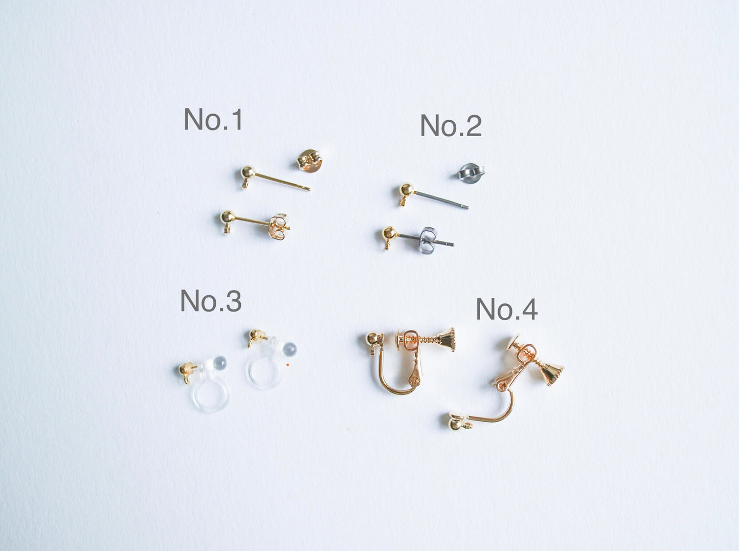 Awaji triple pearl chain earrings, Gold