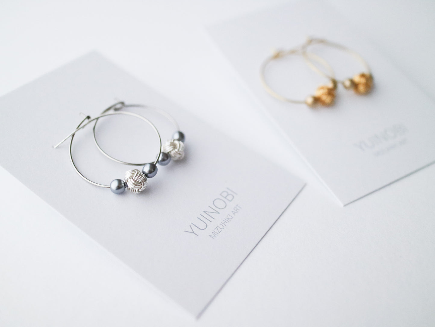 Awaji Perlen Creolen, Silber