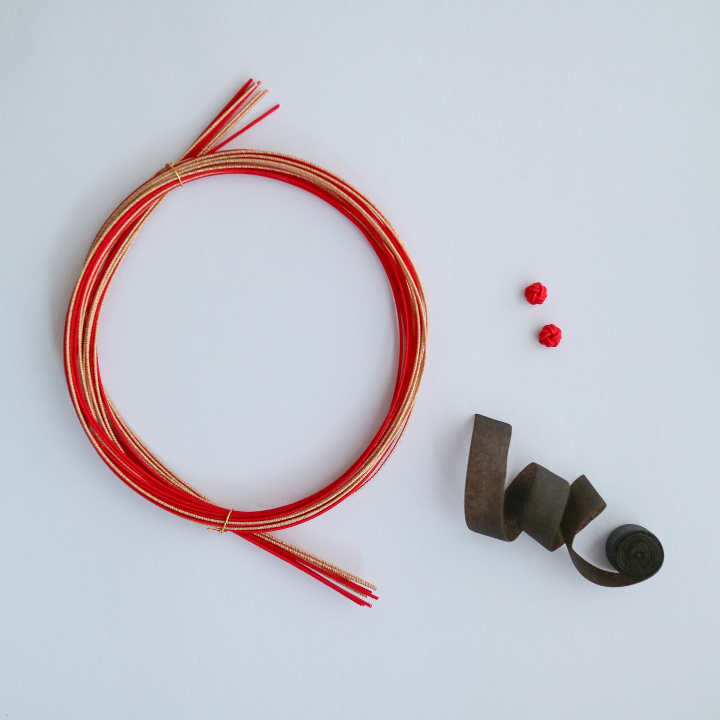 Mizuhiki DIY Kit  (No.1 Plum Blossom Branch)