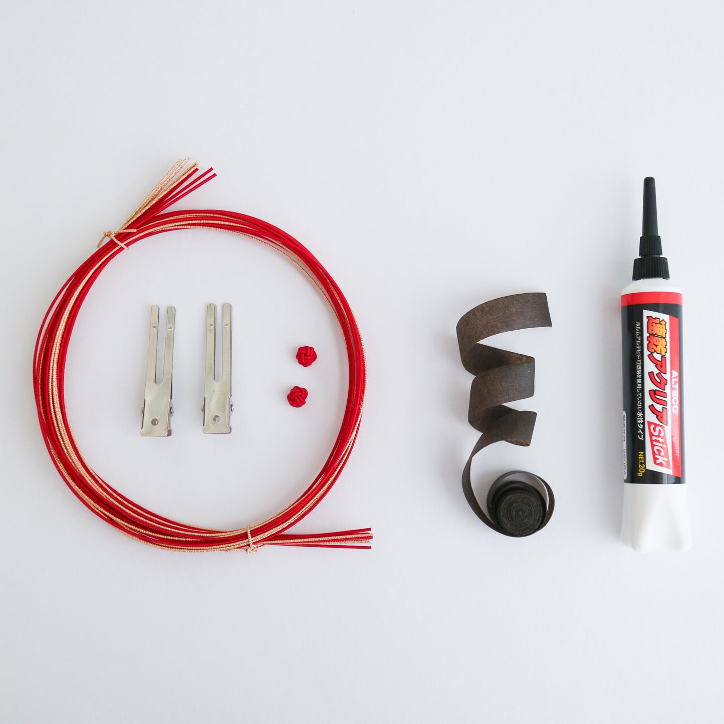 Mizuhiki DIY Kit  (No.1 Plum Blossom Branch)