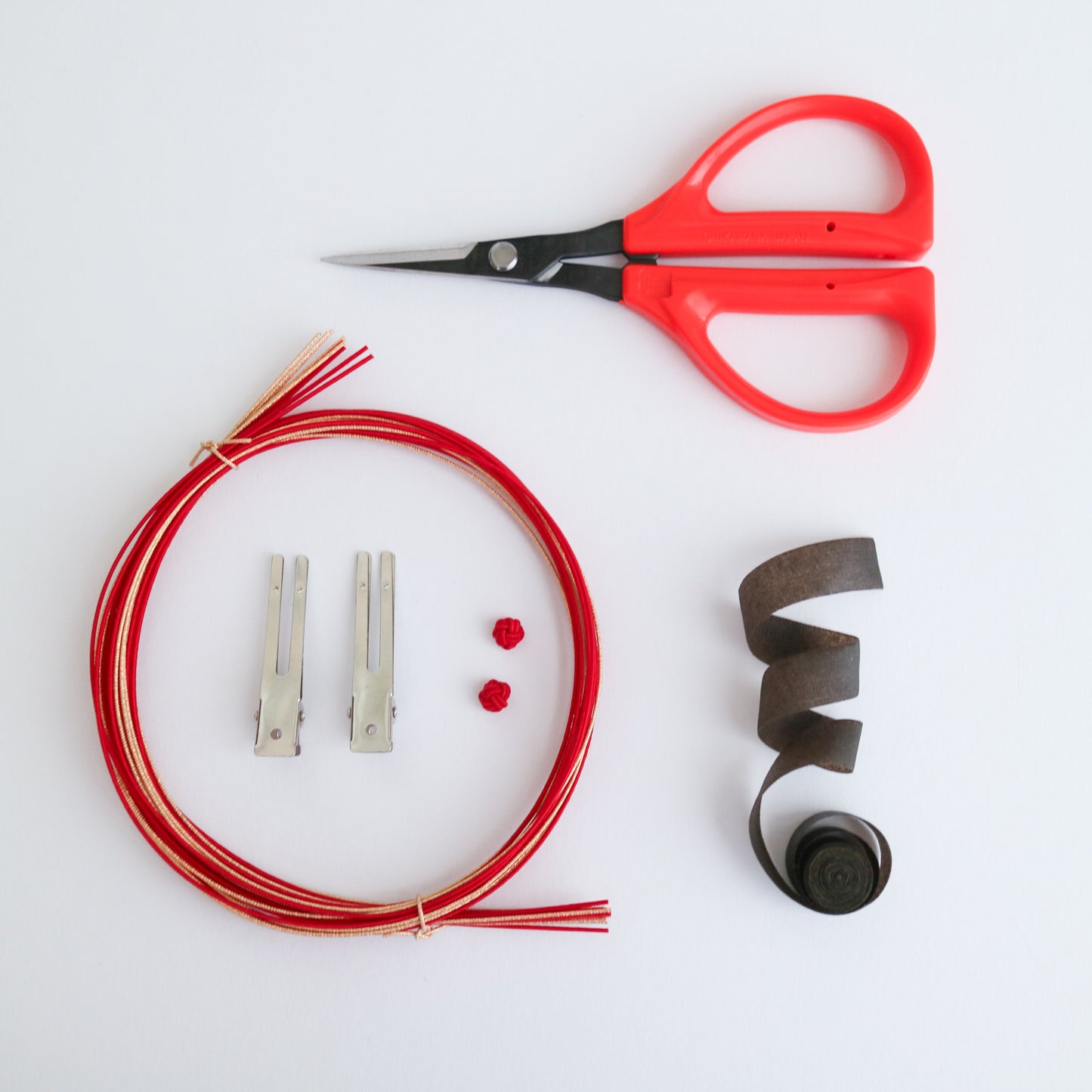 Mizuhiki DIY Kit  (No.1 Plum Blossom Branch)