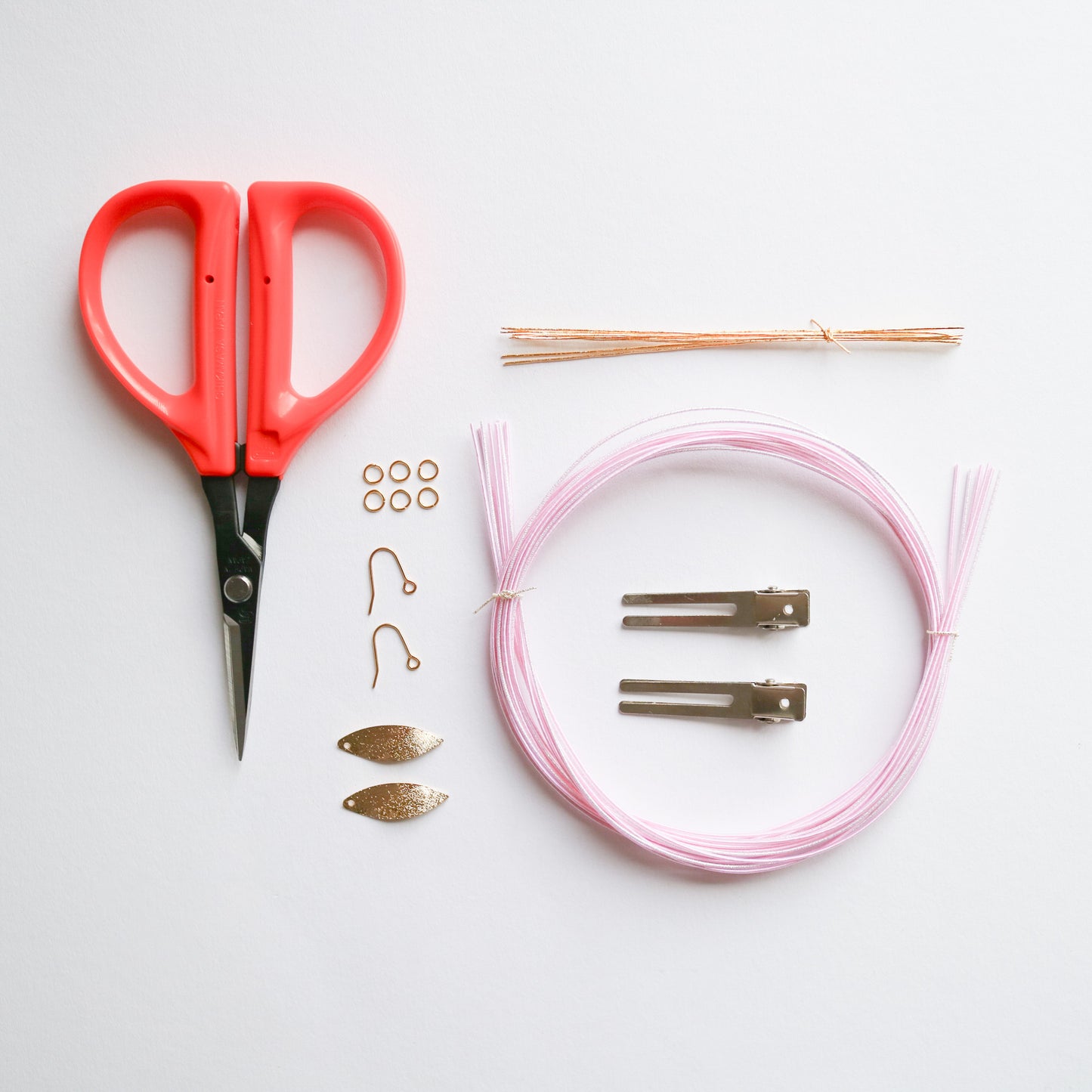 Mizuhiki DIY Kit (No.2 Cherry Blossom Earrings)