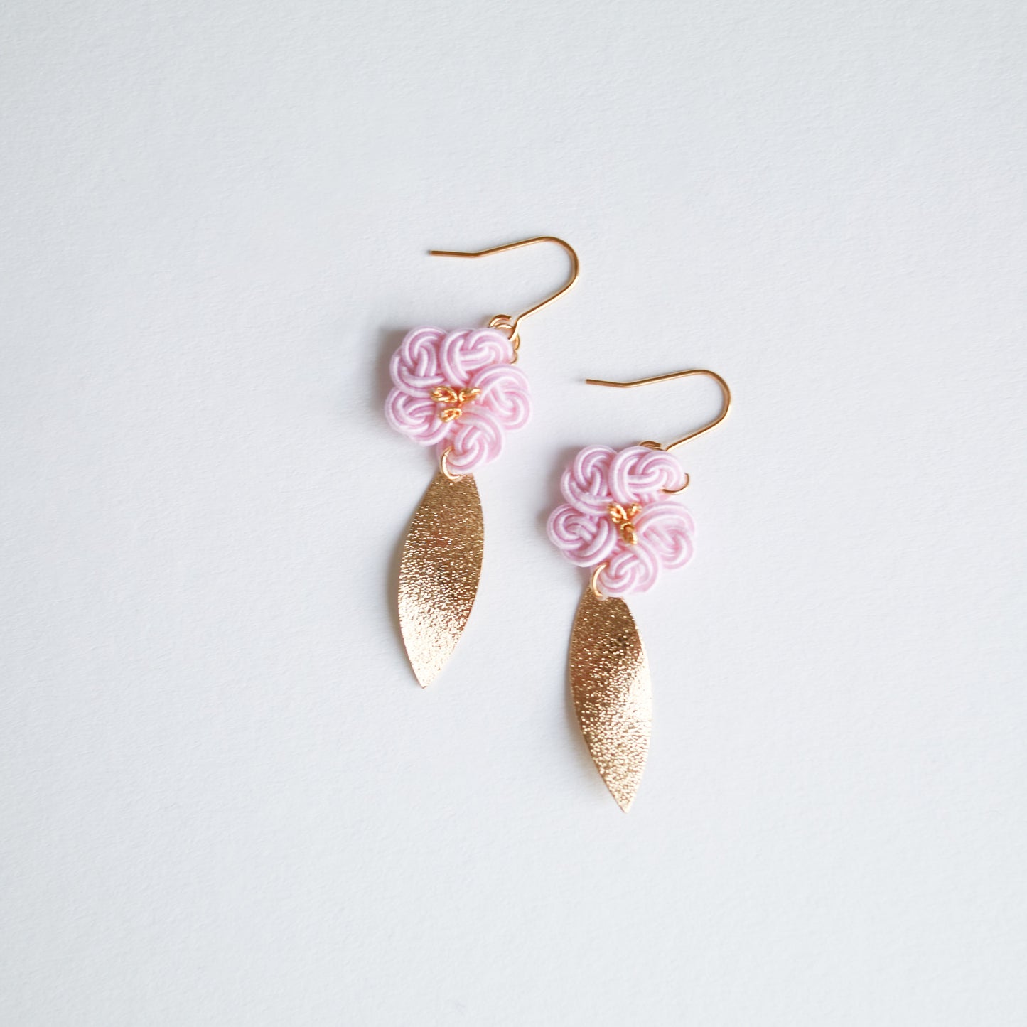 Mizuhiki DIY Kit (No.2 Cherry Blossom Earrings)