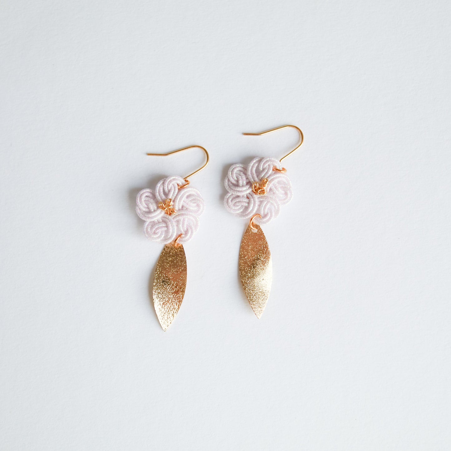 Mizuhiki DIY Kit (No.2 Cherry Blossom Earrings)
