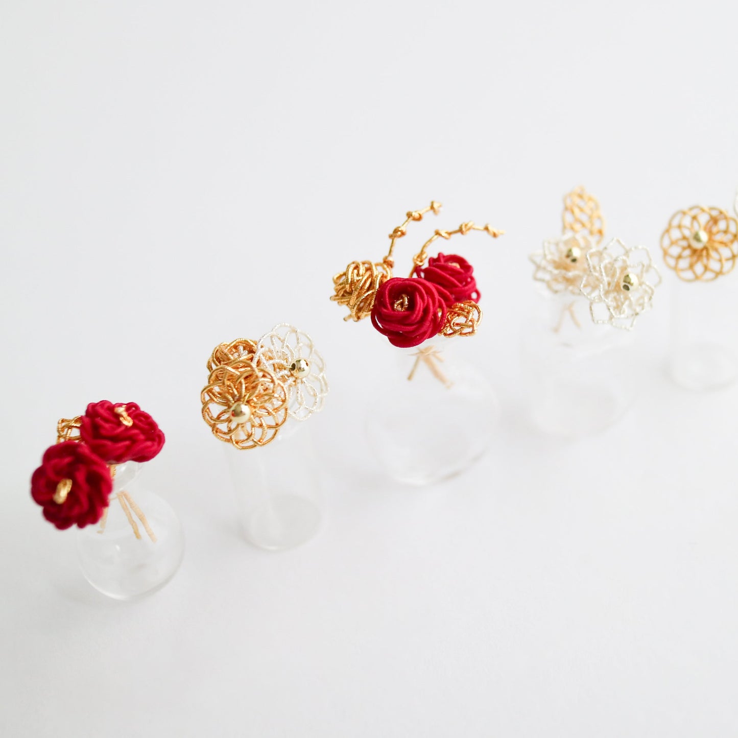 Gift Box for 小さなお花屋さん -Miniature Flower Boutique- / set of 3 flowers