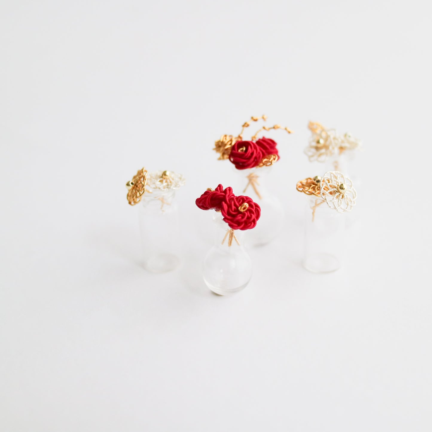 Gift Box for 小さなお花屋さん -Miniature Flower Boutique- / set of 3 flowers