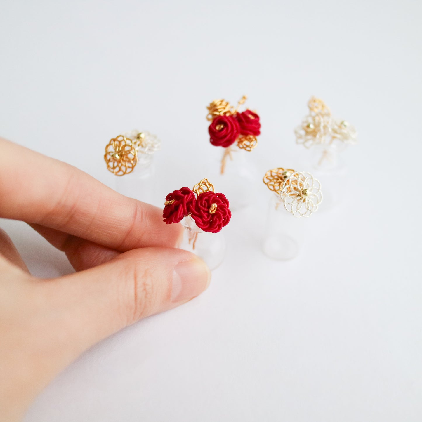 Gift Box for 小さなお花屋さん -Miniature Flower Boutique- / set of 3 flowers