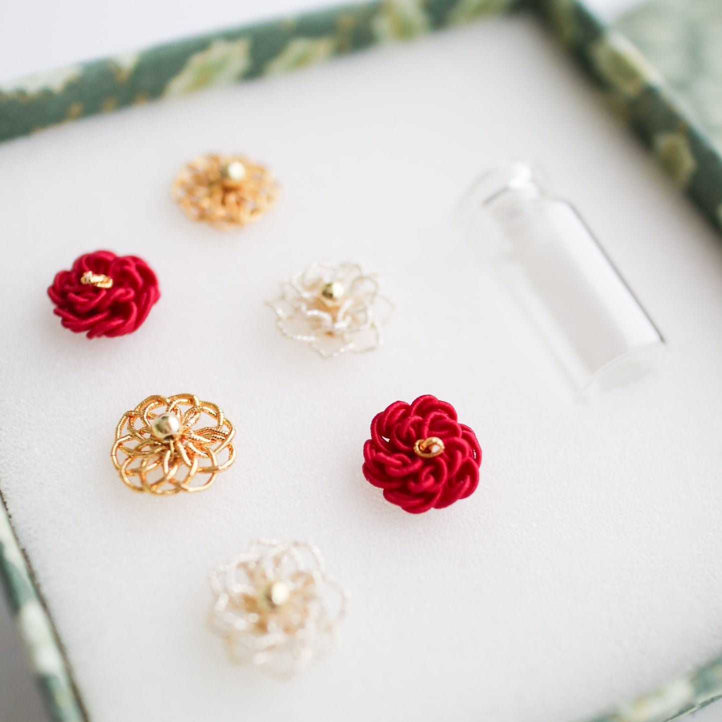 Gift Box for 小さなお花屋さん -Miniature Flower Boutique- / set of 3 flowers